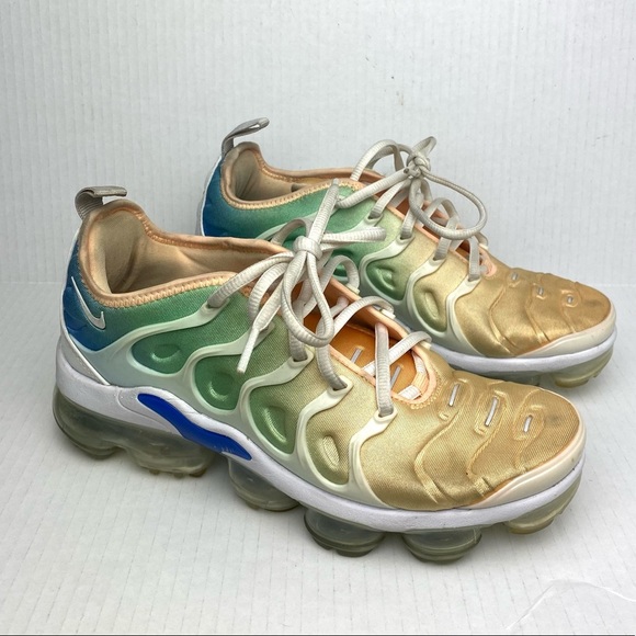 Nike Womens Vapormax Plus White Light Menta White AO4550 100 Sz 7.5 - Picture 8 of 16